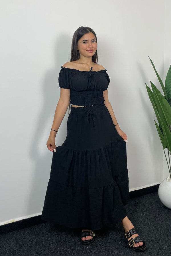 Sunnyshic Top et jupe femme tenue d'été