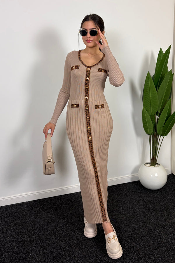 Robe Léopard Décontractée & Chic