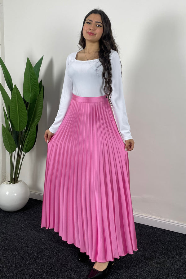 Jupe&Top Évasée Plissée Élégante pour Femmes