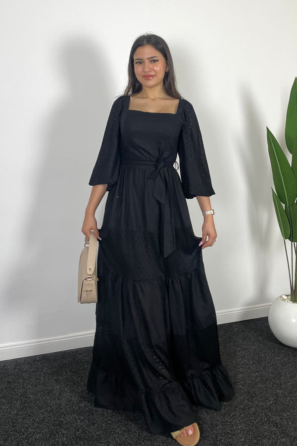 Robe Noire Amélia