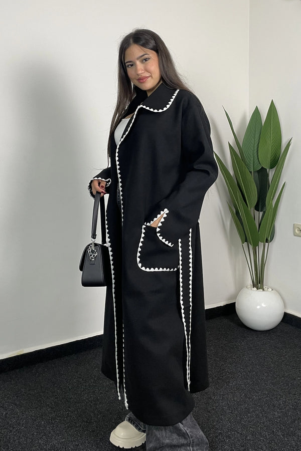Manteau Long avec passepoil